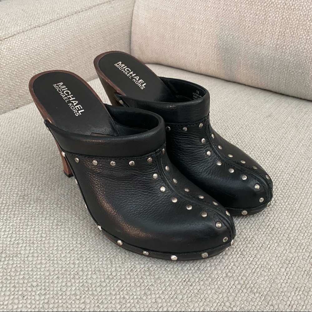 MICHAEL Michael Kors leather studded heels